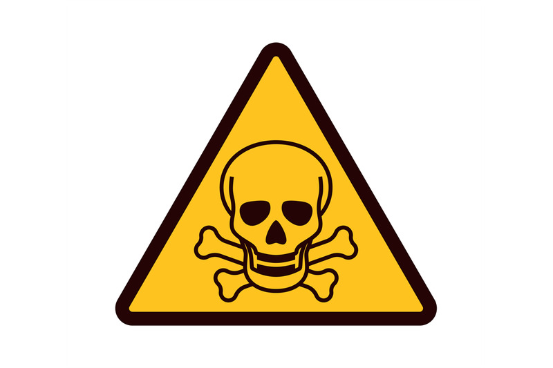 warning-sign-with-skull-yellow-triangle-with-black-attention-symbol