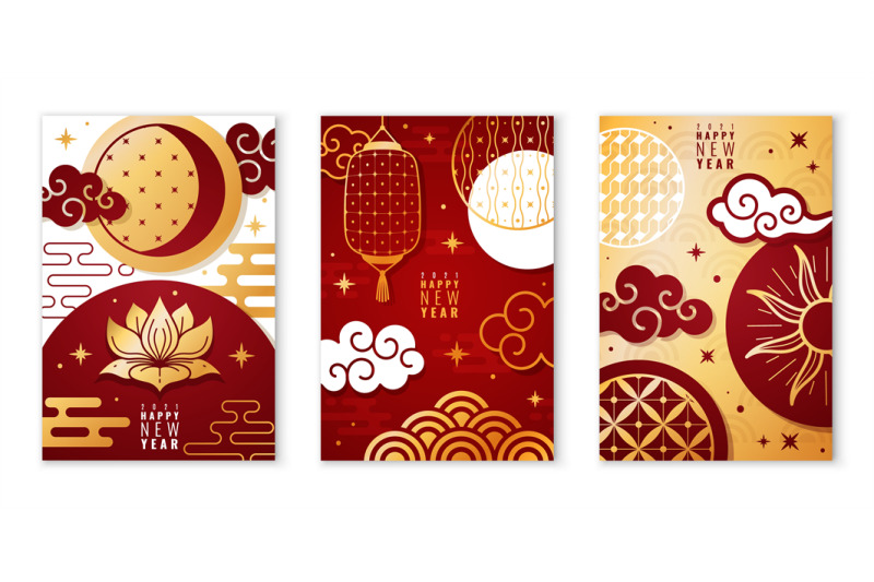 chinese-posters-asian-new-year-cards-with-decorative-traditional-elem