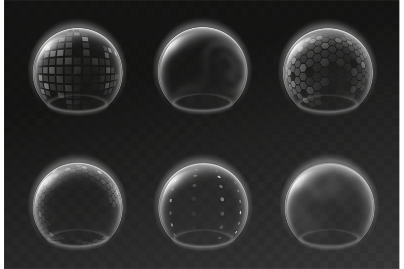 bubble-shields-futuristic-transparent-sphere-template-safety-energy