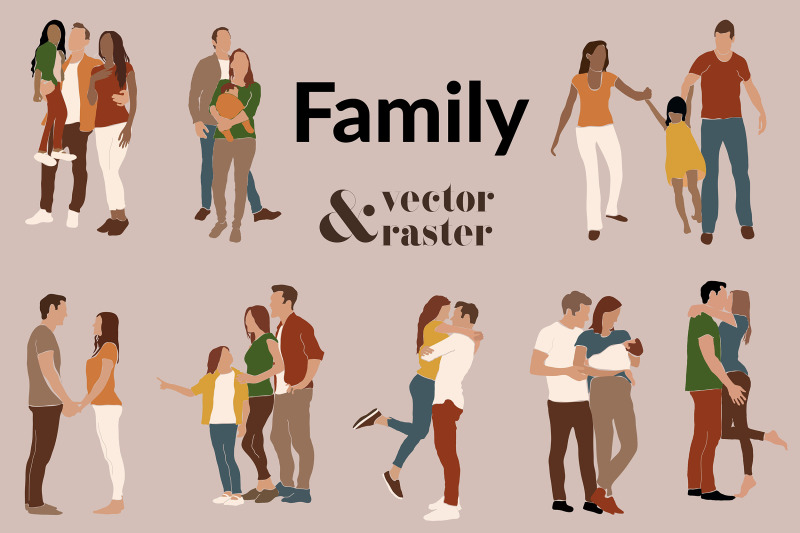 abstract-family-clipart