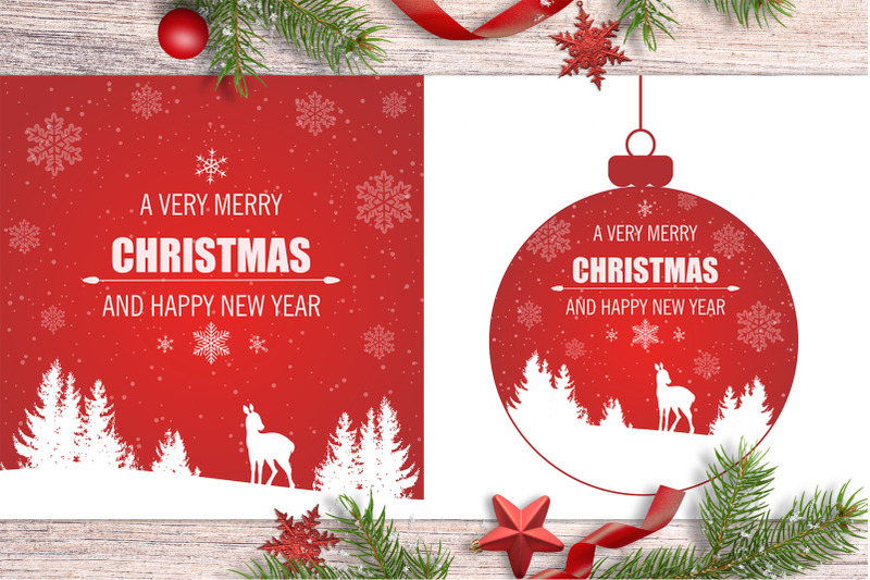 red-christmas-backgrounds-with-deer