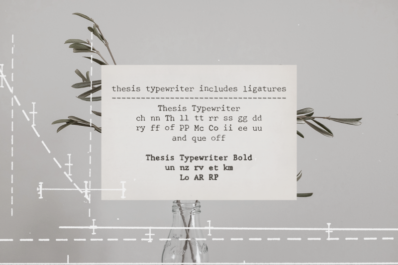 thesis-typewriter-font-and-extras