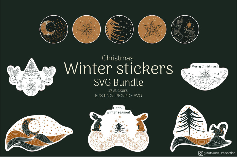 christmas-winter-stickers-svg-bundle-winter-graphics-svg
