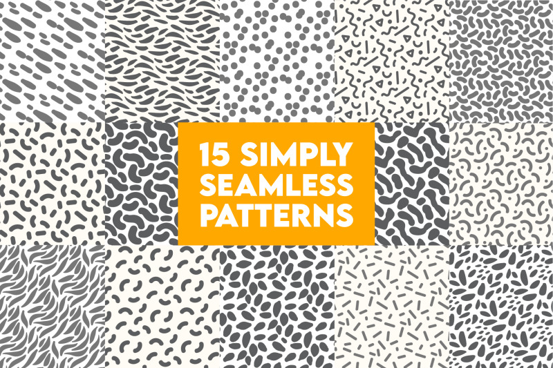 simple-seamless-pattern-set