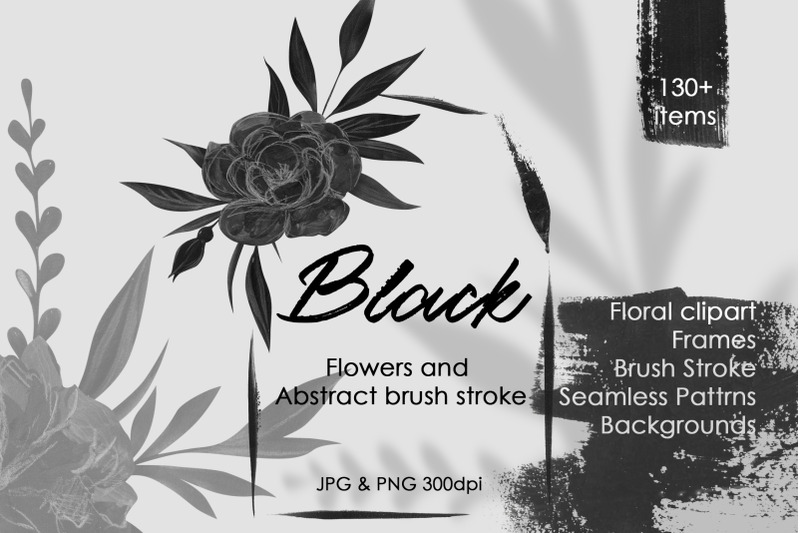 black-flowers-and-abstract-clipart
