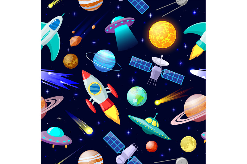 cartoon-space-pattern-astronomical-planets-and-spacecraft-ship-astro