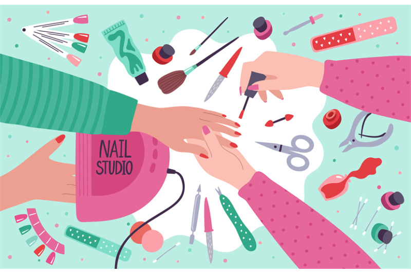 nail-salon-manicure-home-service-or-salon-procedure-fingernail-care