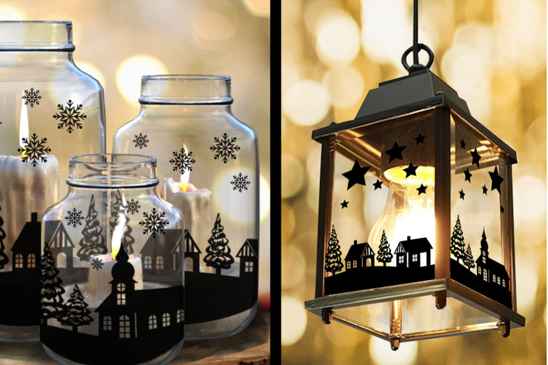 christmas-scene-svg-silhouette-design-clipart-set-decor-ornaments