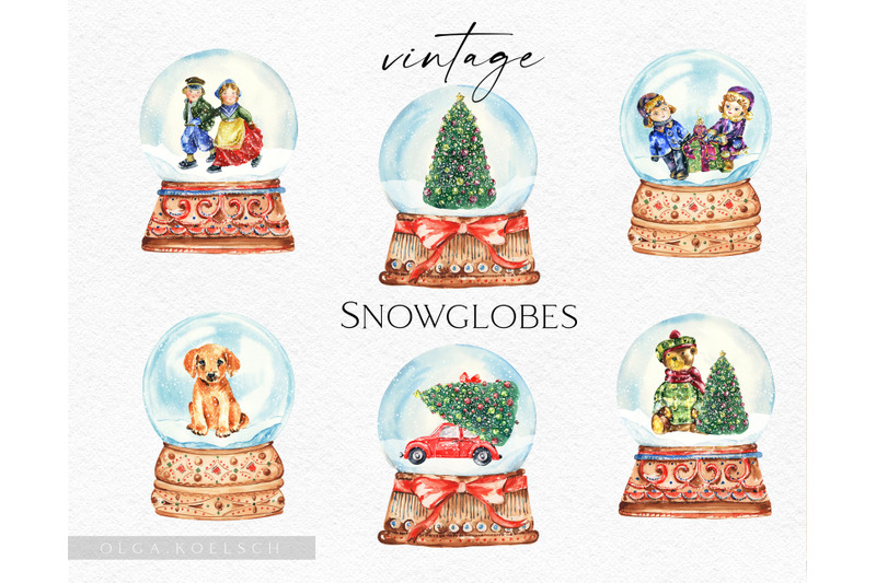 watercolor-christmas-snow-globe-clipart-vintage-christmas-diy-cards