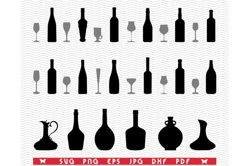 svg-glasses-and-bottles-black-silhouette-digital-clipart