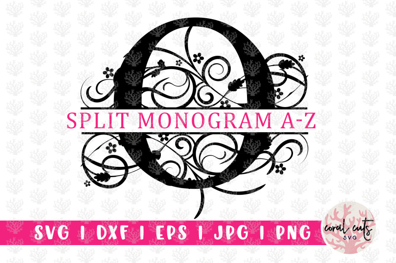 floral-split-monogram-alphabets-a-to-z-eps-svg-dxf-jpg-png