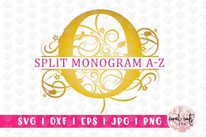 floral-gold-split-monogram-alphabets-a-to-z-eps-svg-dxf-jpg-png
