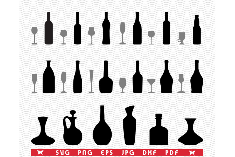 svg-glasses-bottles-black-silhouette-digital-clipart