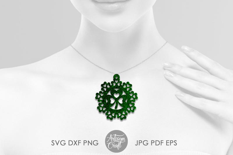 st-patrick-039-s-day-earrings-svg-shamrock-wreath