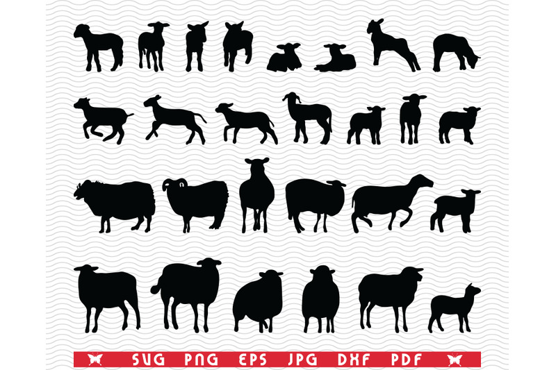 svg-sheep-and-lamb-black-silhouettes-digital-clipart