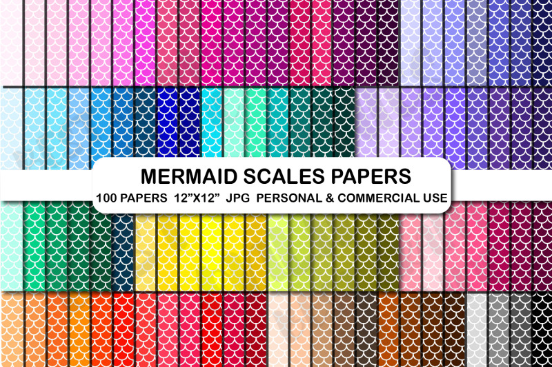 mermaid-scales-digital-papers-scallop-fish-scales-pattern