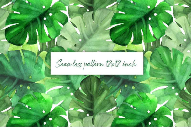 green-tropical-pattern-watercolor