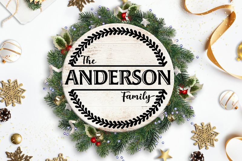 Download Family Name Wreath Monogram SVG Home Decor Design Clipart By Mandala Creator | TheHungryJPEG.com