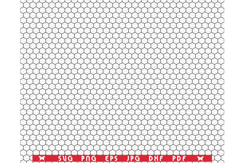 svg-black-hexagons-seamless-pattern-digital-clipart