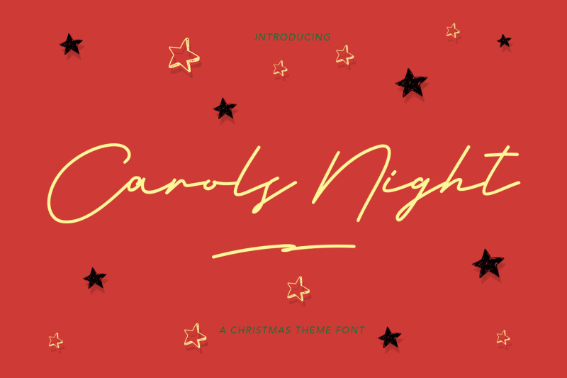 carols-night-christmas-theme-font