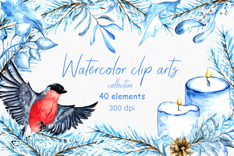watercolor-winter-clip-arts-40-elements-png-300dpi