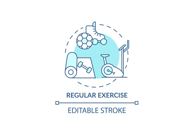regular-exercise-turquoise-concept-icon