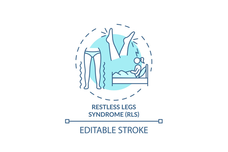 restless-legs-syndrome-turquoise-concept-icon