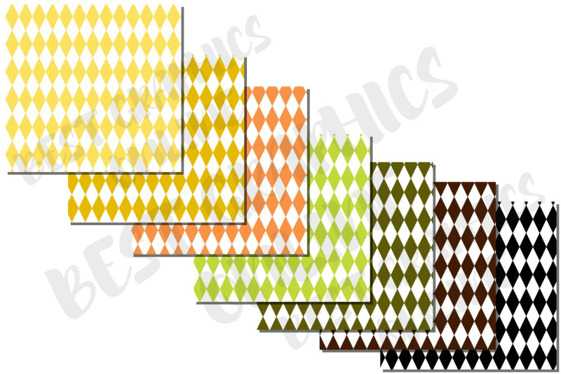 argyle-diamond-digital-papers-pack