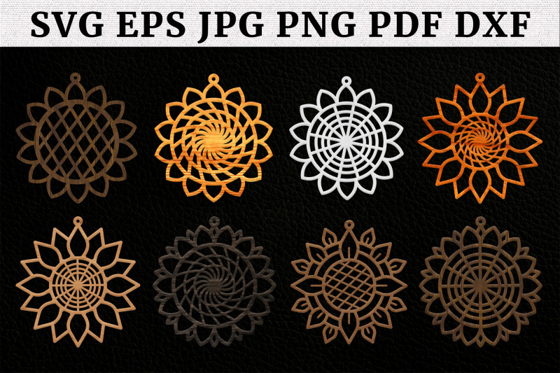 sunflowers-earring-svg-earrings-templates-cutting-files