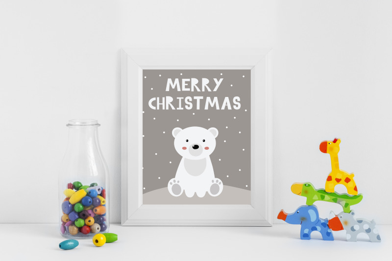 cute-christmas-card-with-little-polar-bear-and-lettering