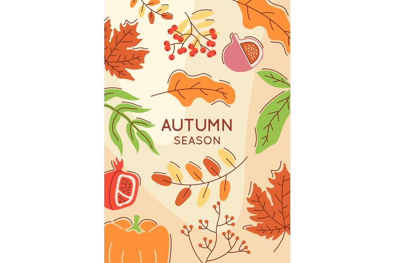 autumn-season-abstract-poster-template