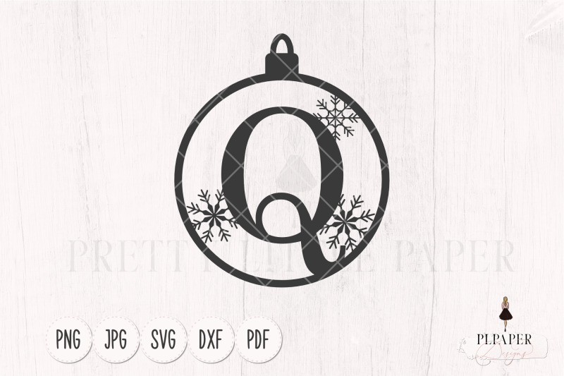christmas-ball-svg-christmas-monogram-svg-ornament-svg-letter-q-svg