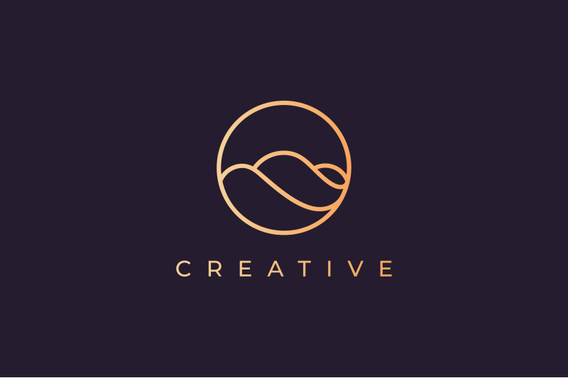 simple-ocean-wave-logo-with-luxury-style