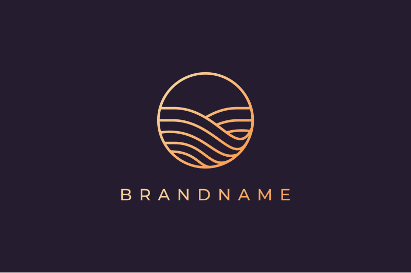 circle-ocean-wave-logo-in-a-luxury-style