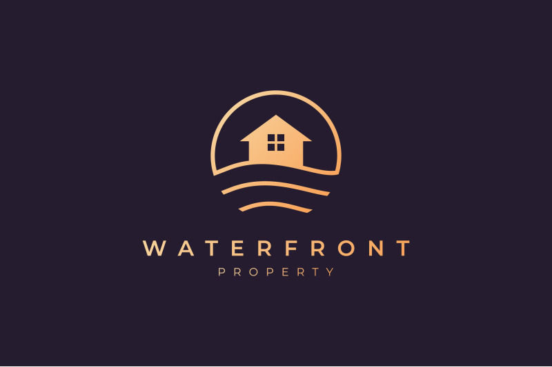 luxury-waterfront-real-estate-logo