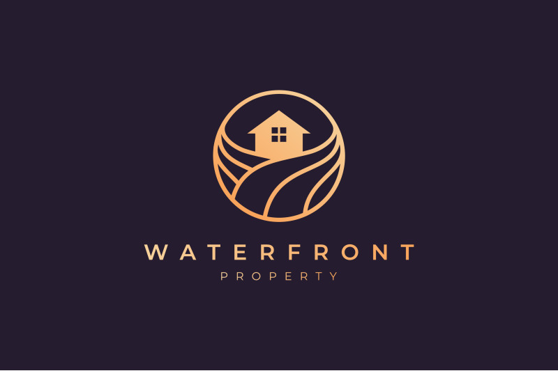 luxury-waterfront-real-estate-logo