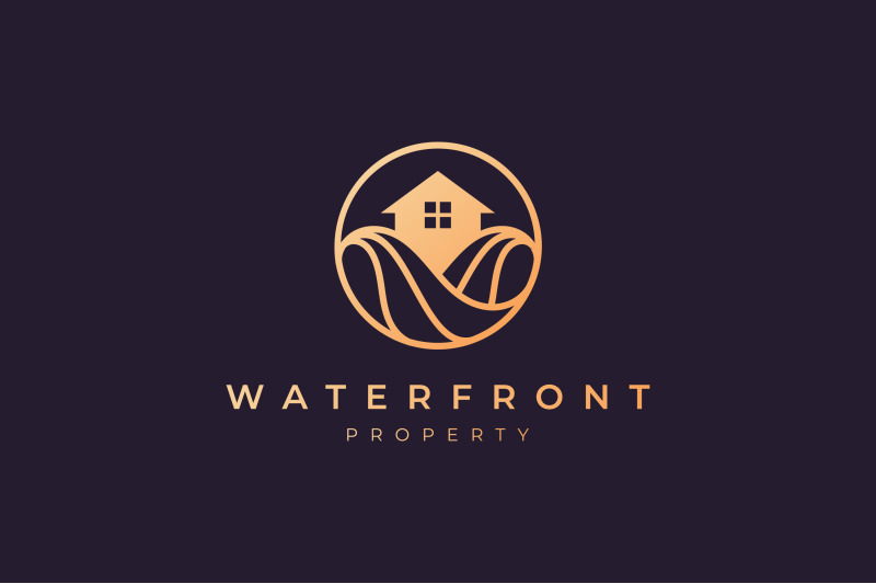 luxury-waterfront-real-estate-logo