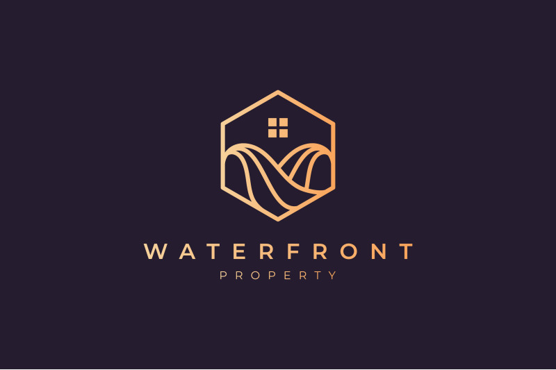 luxury-waterfront-real-estate-logo