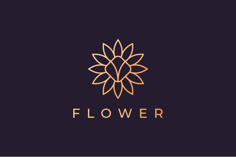 luxury-flower-logo-in-gold