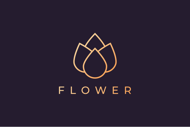 luxury-flower-logo-in-gold