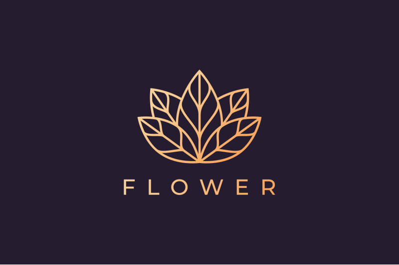 luxury-flower-logo-in-gold