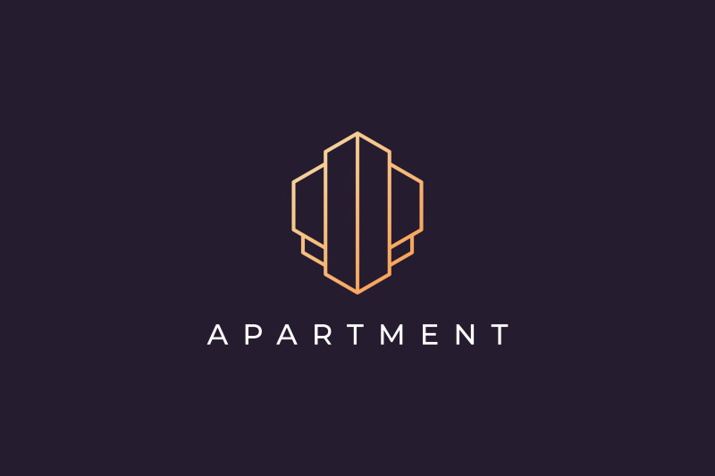 luxury-apartment-logo-in-modern-style