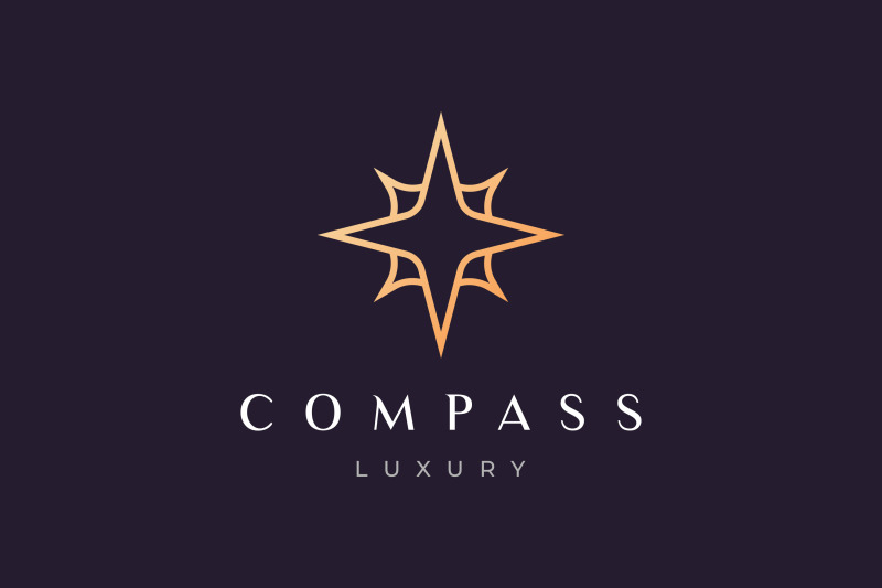 compass-logo-with-luxury-style