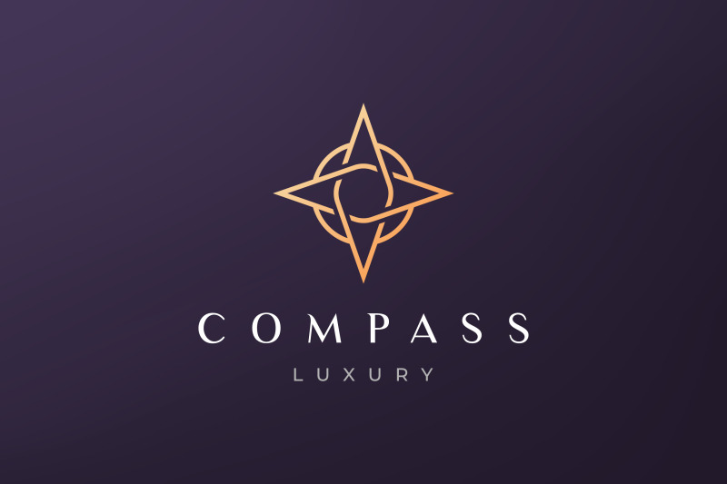 compass-logo-with-luxury-style