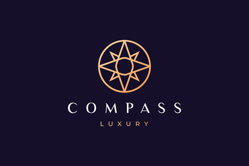 compass-logo-with-luxury-style