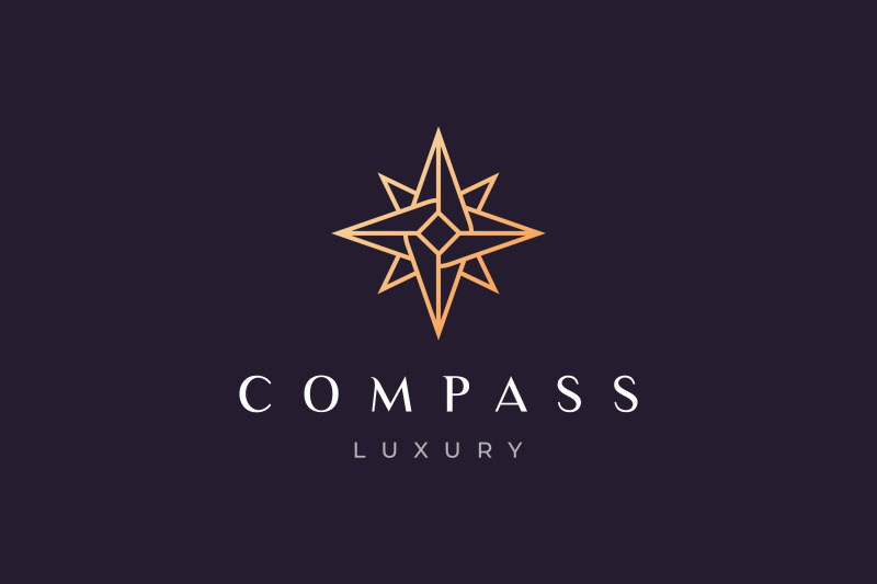 compass-logo-with-luxury-style