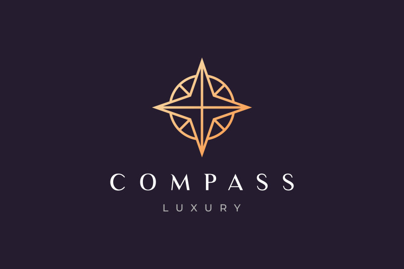 compass-logo-with-luxury-style