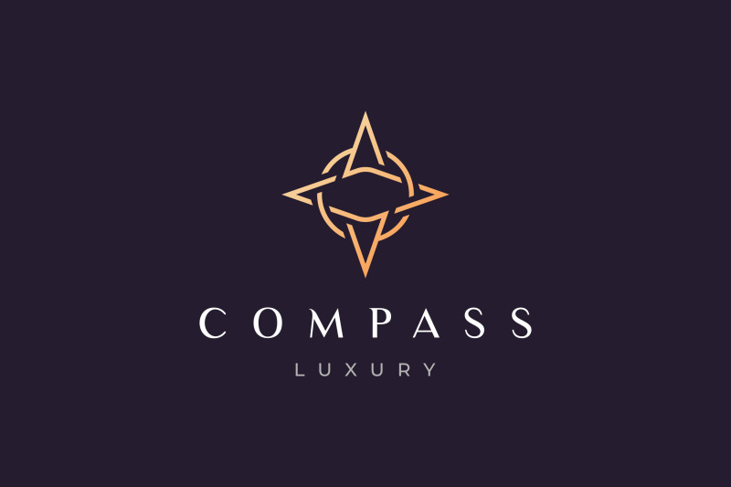 compass-logo-with-luxury-style