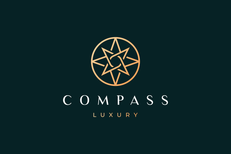 compass-logo-with-luxury-style