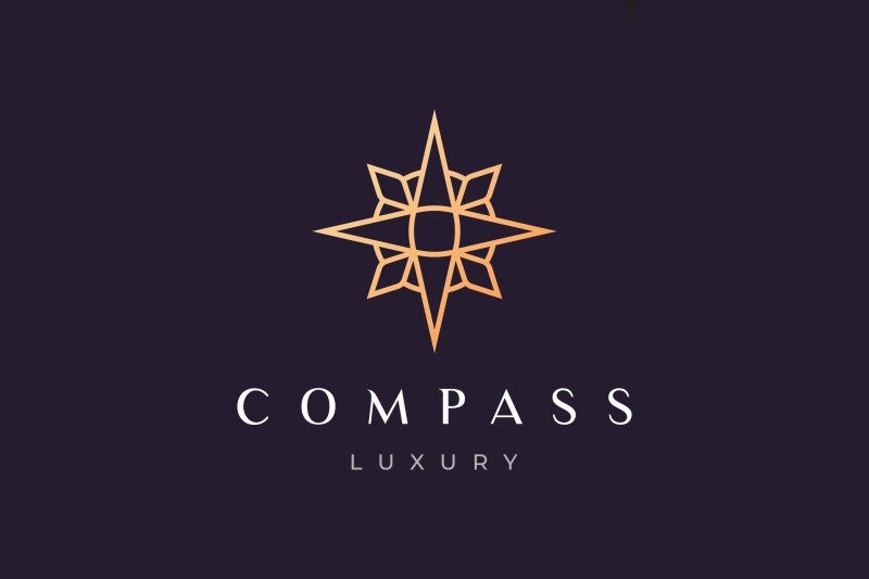 compass-logo-with-luxury-style